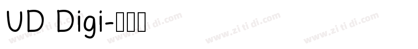 UD Digi字体转换